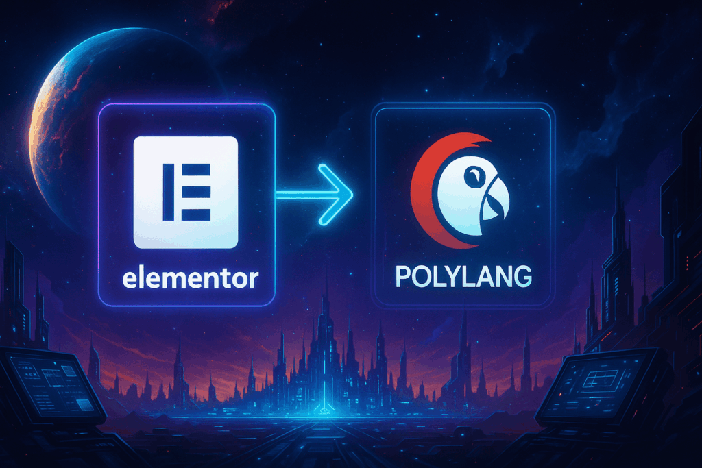 Elementor och Polylang